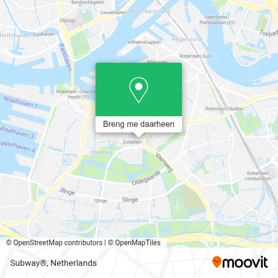 Subway® kaart