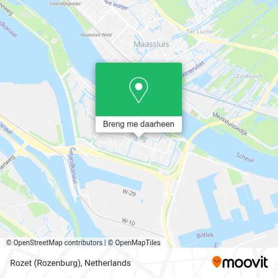 Rozet (Rozenburg) kaart