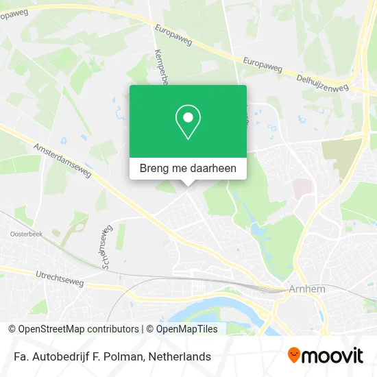 Fa. Autobedrijf F. Polman kaart