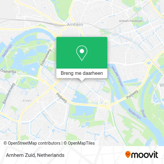Arnhem Zuid kaart
