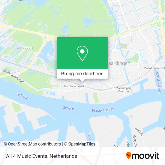 All 4 Music Events kaart