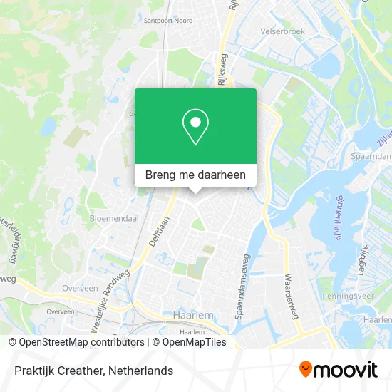 Praktijk Creather kaart
