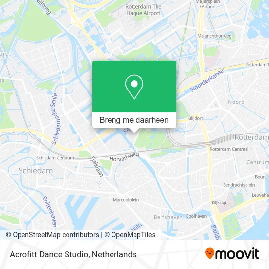 Acrofitt Dance Studio kaart