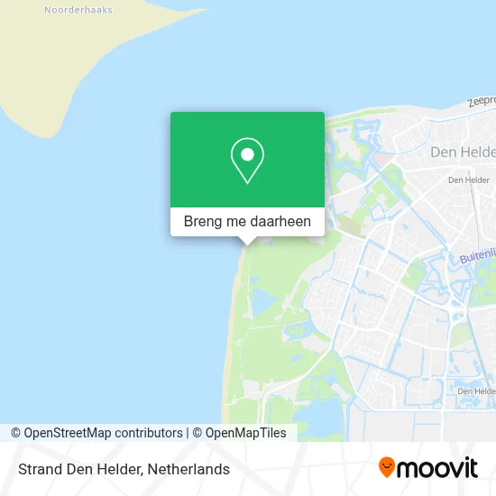 Strand Den Helder kaart