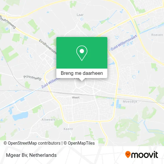 Mgear Bv kaart