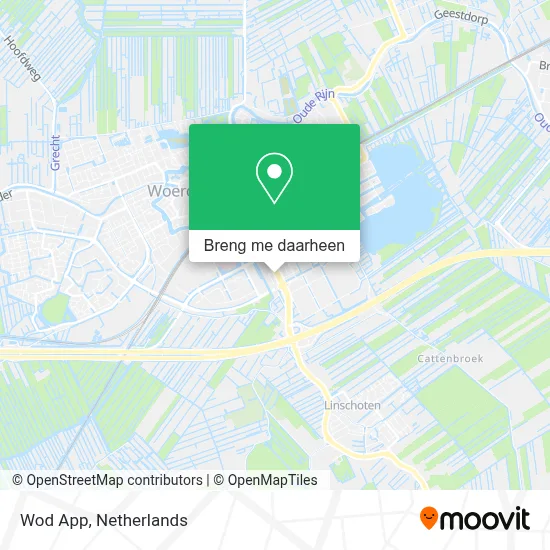 Wod App kaart