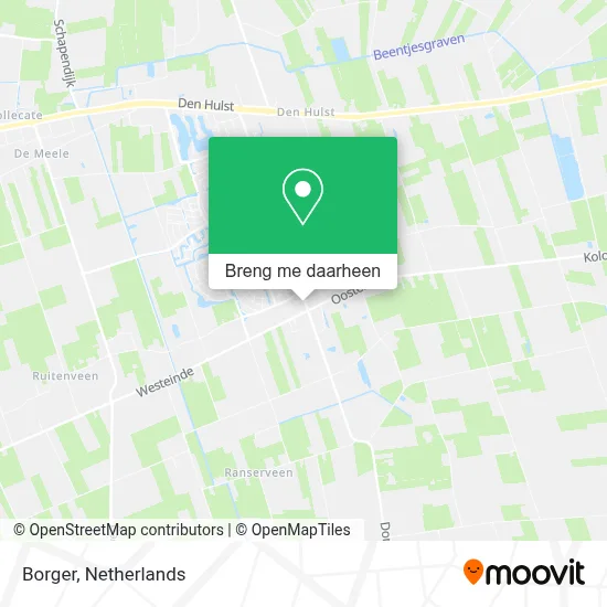 Borger kaart