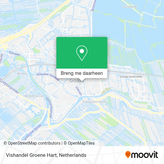 Vishandel Groene Hart kaart