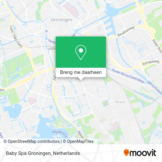 Baby Spa Groningen kaart