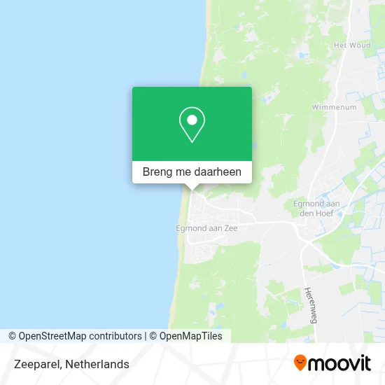 Zeeparel kaart
