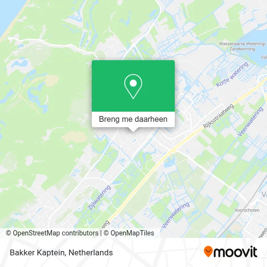 Bakker Kaptein kaart