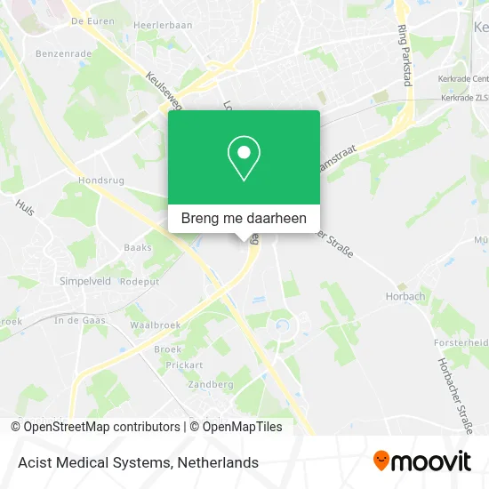 Acist Medical Systems kaart