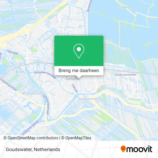 Goudswater kaart