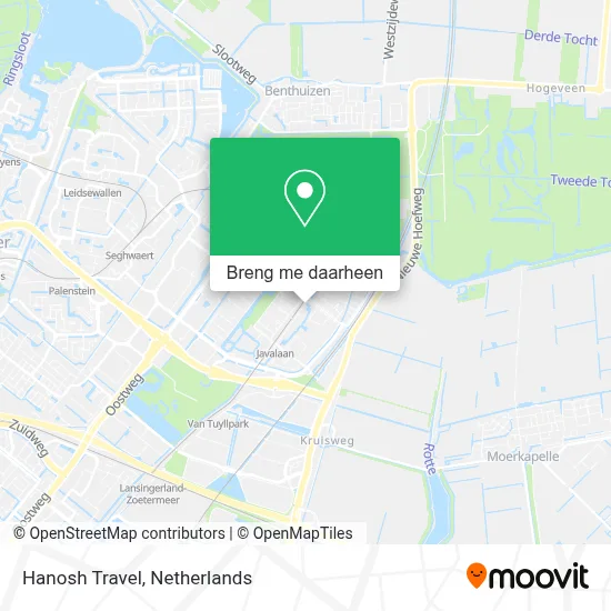 Hanosh Travel kaart
