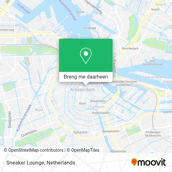 Sneaker Lounge kaart
