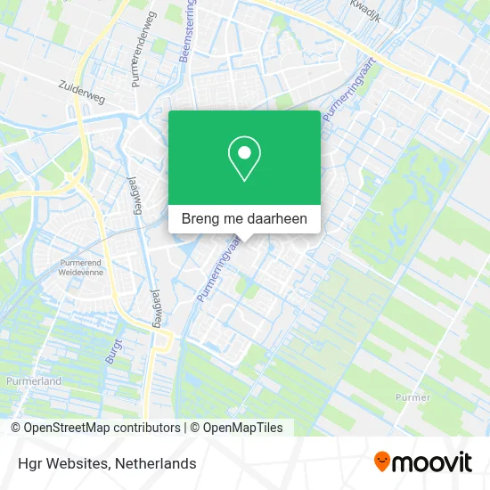 Hgr Websites kaart
