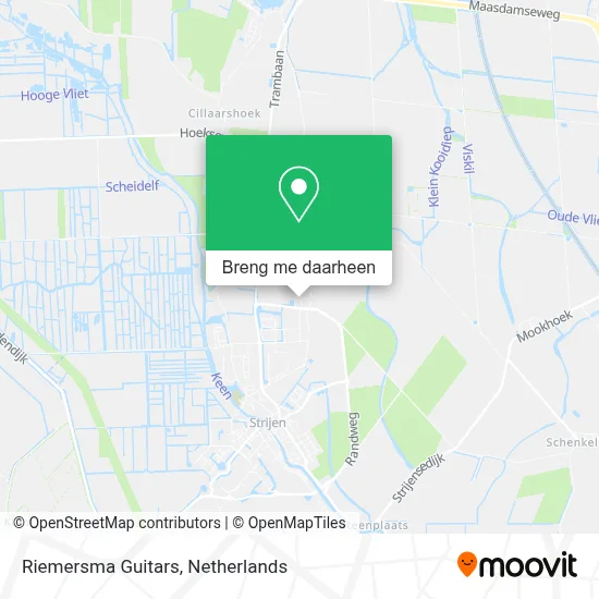 Riemersma Guitars kaart