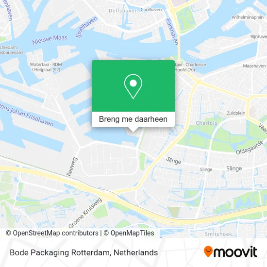 Bode Packaging Rotterdam kaart