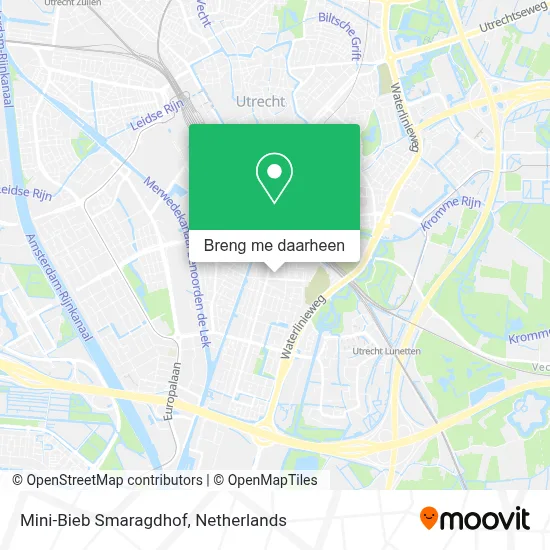 Mini-Bieb Smaragdhof kaart