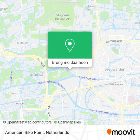 American Bike Point kaart