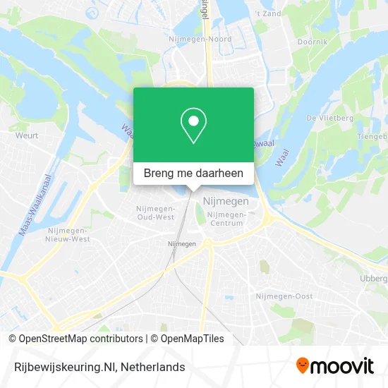 Rijbewijskeuring.Nl kaart