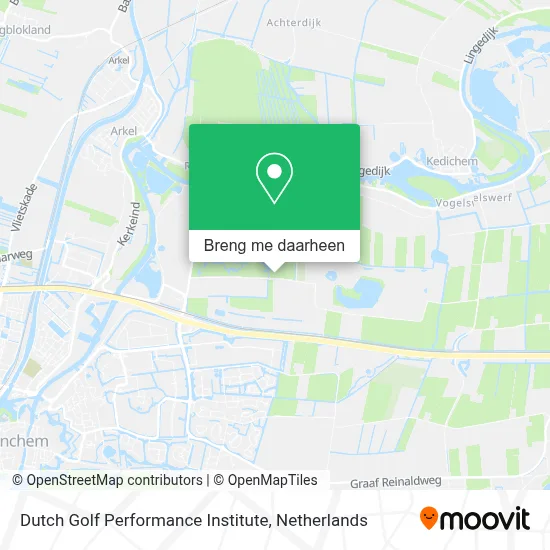 Dutch Golf Performance Institute kaart