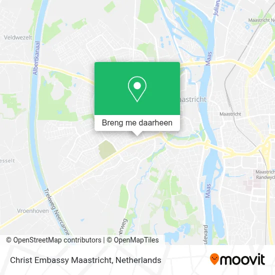 Christ Embassy Maastricht kaart