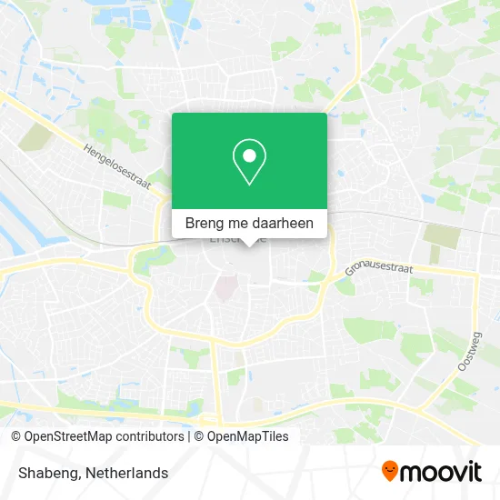 Shabeng kaart