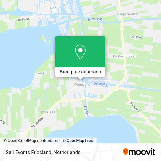 Sail Events Friesland kaart