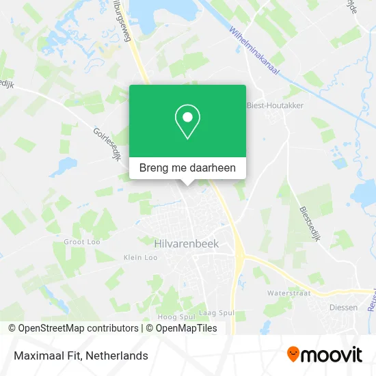 Maximaal Fit kaart
