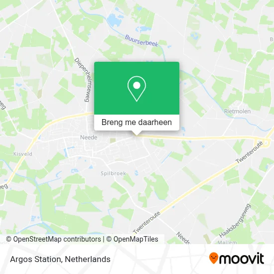 Argos Station kaart