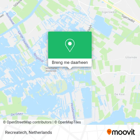 Recreatech kaart