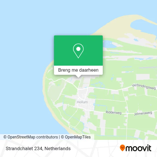 Strandchalet 234 kaart