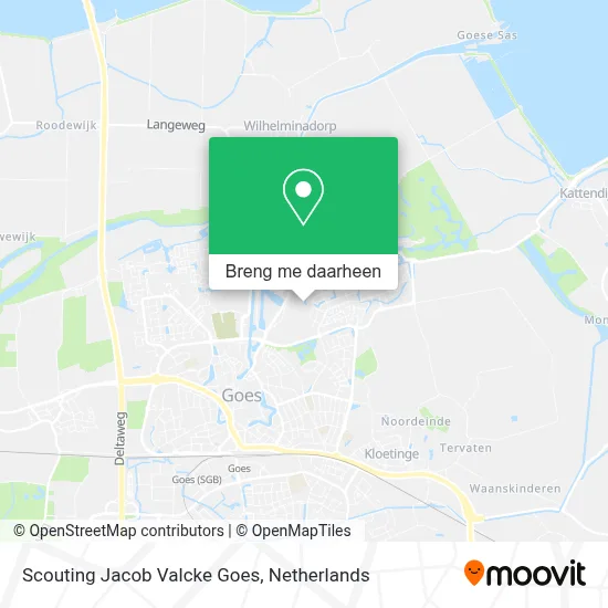Scouting Jacob Valcke Goes kaart