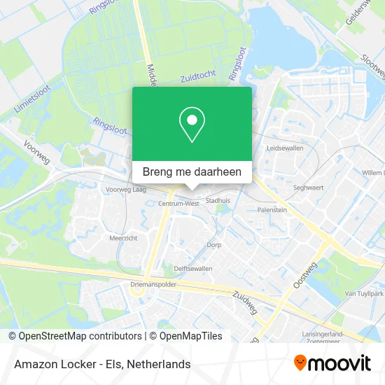 Amazon Locker - Els kaart