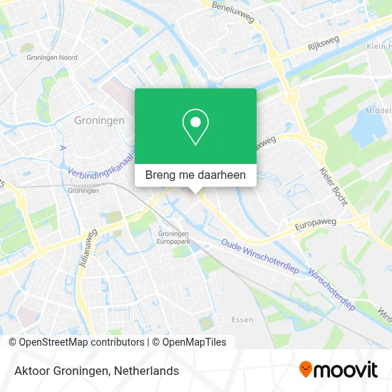 Aktoor Groningen kaart