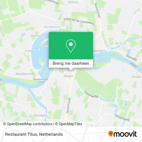Restaurant Titus kaart