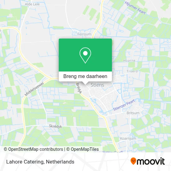 Lahore Catering kaart