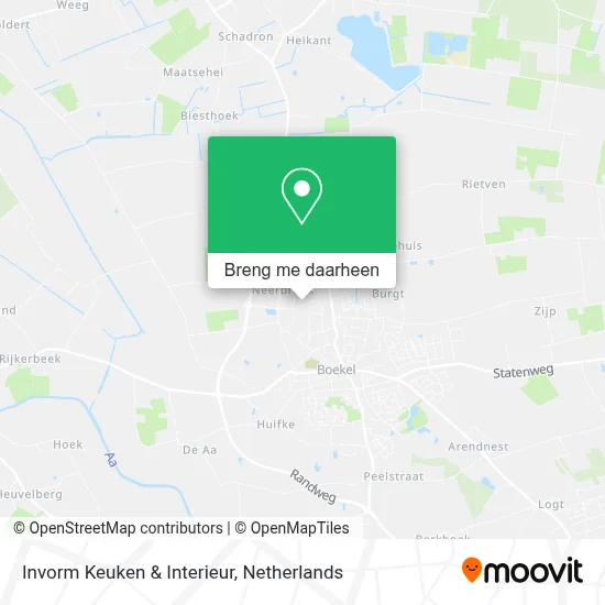 Invorm Keuken & Interieur kaart