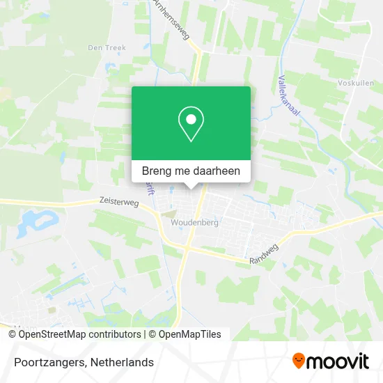 Poortzangers kaart