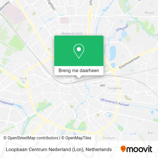 Loopbaan Centrum Nederland (Lcn) kaart