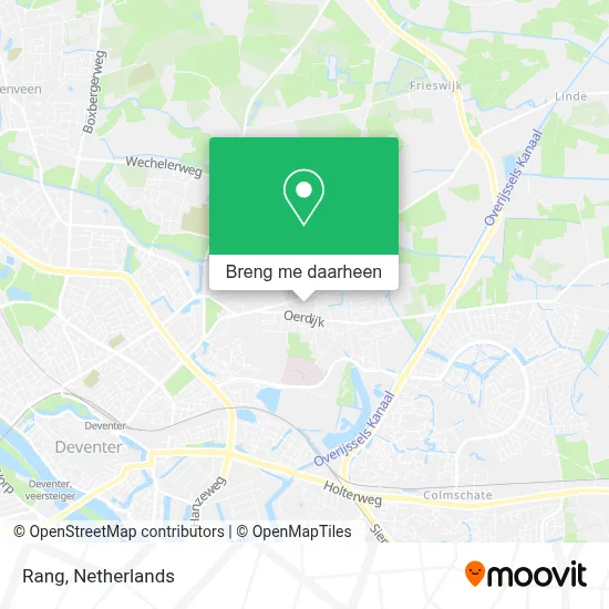 Rang kaart