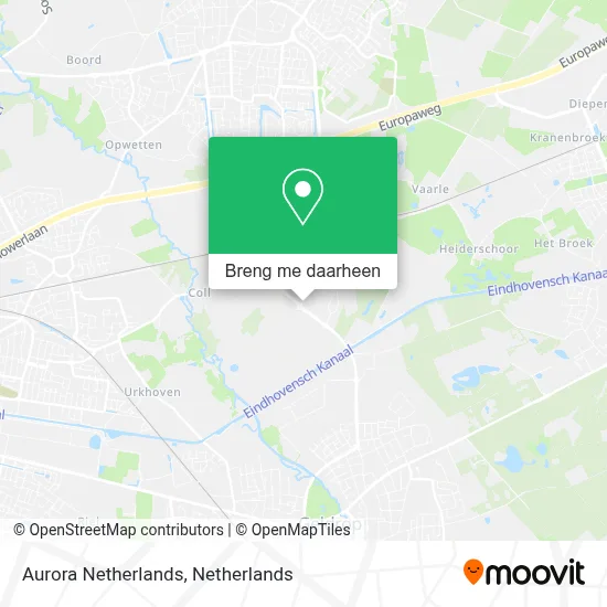 Aurora Netherlands kaart