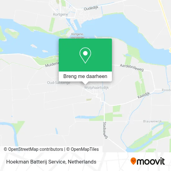 Hoekman Batterij Service kaart