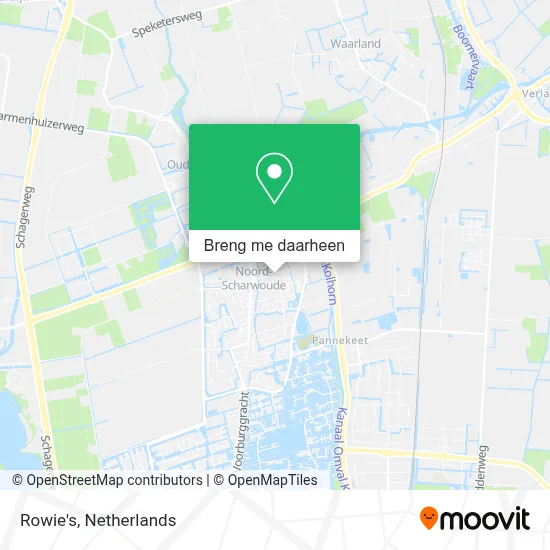 Rowie's kaart