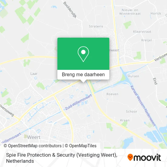 Spie Fire Protection & Security (Vestiging Weert) kaart