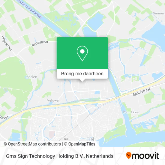 Gms Sign Technology Holding B.V. kaart