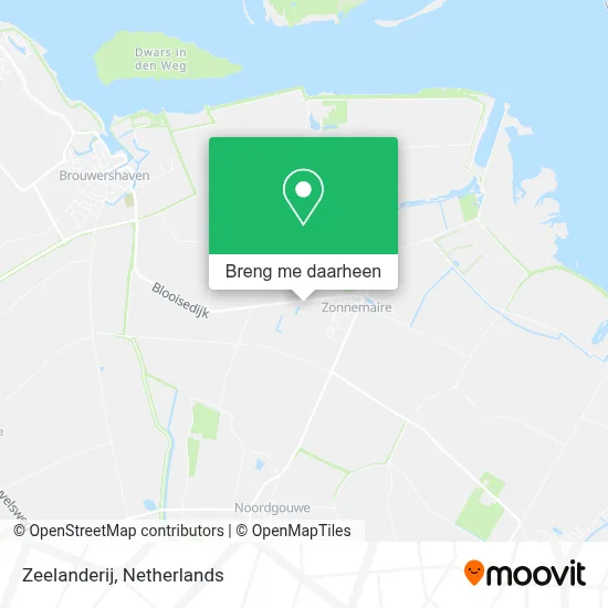 Zeelanderij kaart