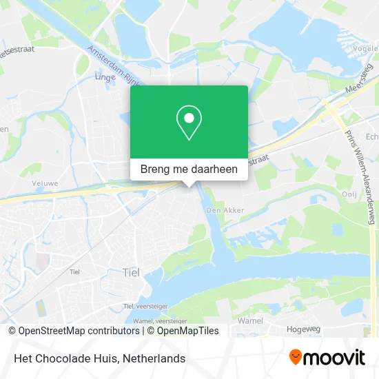 Het Chocolade Huis kaart