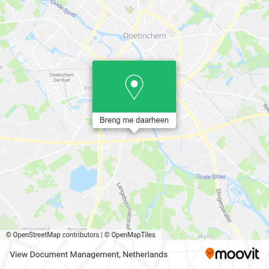View Document Management kaart